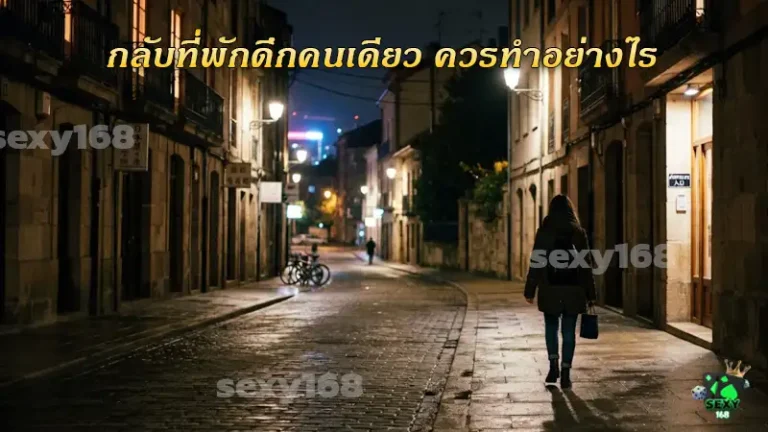 กลับที่พักดึกคนเดียว ควรทำอย่างไร