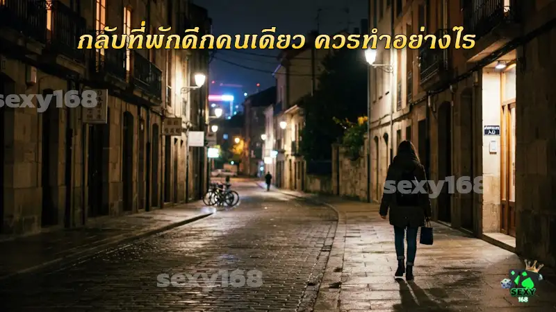 กลับที่พักดึกคนเดียว ควรทำอย่างไร