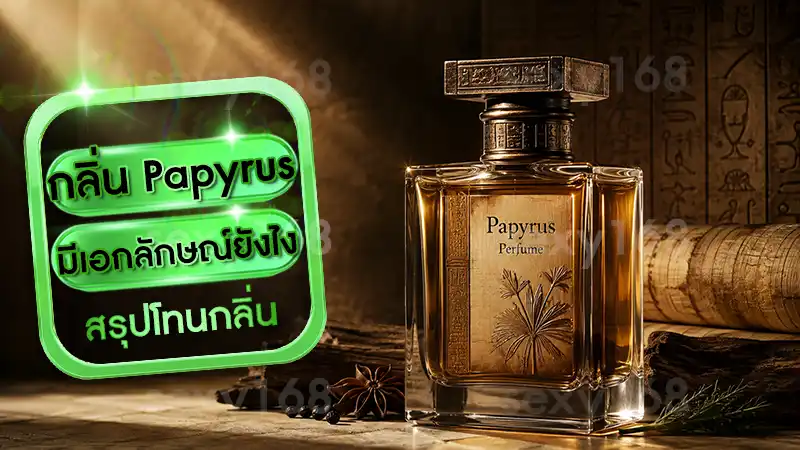 กลิ่น Papyrus มีเอกลักษณ์ยังไง
