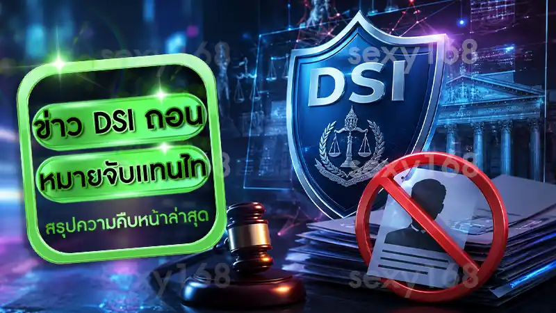 ข่าว DSI ถอนหมายจับแทนไท