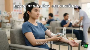 ตรวจน้ำตาลในเลือด งดอาหารไหม