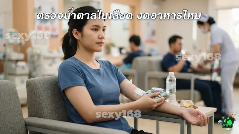 ตรวจน้ำตาลในเลือด งดอาหารไหม