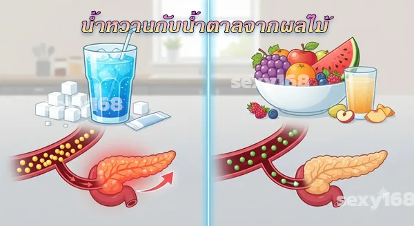 ติดหวานเสี่ยง เบาหวานไหม