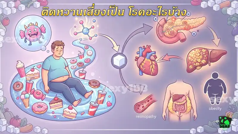 ติดหวานเสี่ยงเป็น โรคอะไรบ้าง