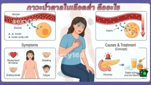 ภาวะน้ำตาลในเลือดต่ำ คืออะไร