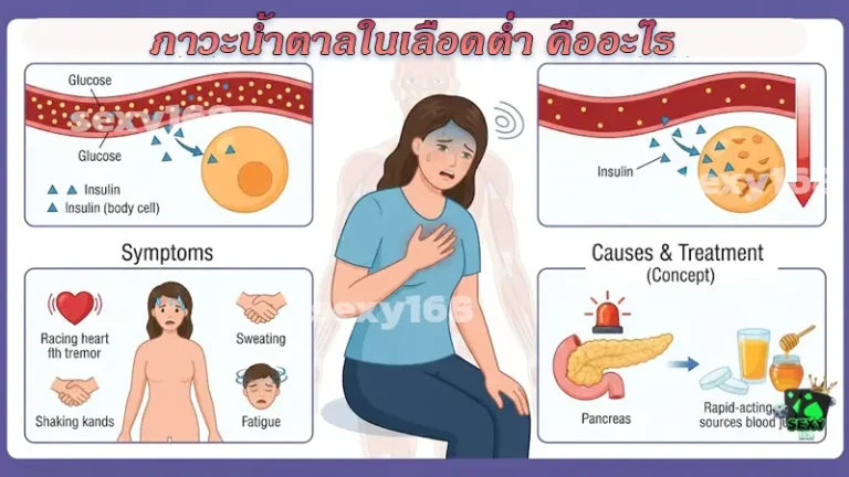ภาวะน้ำตาลในเลือดต่ำ คืออะไร