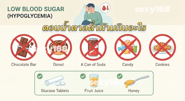 ภาวะน้ำตาลในเลือดต่ำ คืออะไร