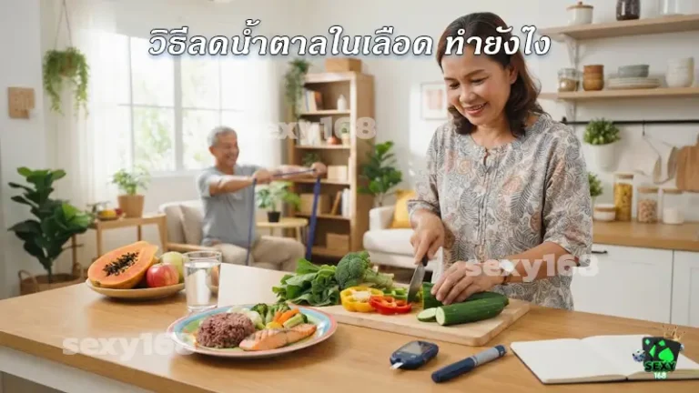 วิธีลดน้ำตาลในเลือด ทำยังไง