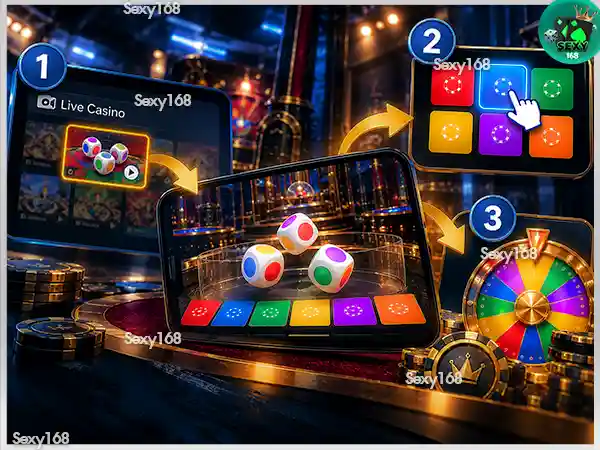วิธีเข้าเล่น Color Game Bonanza