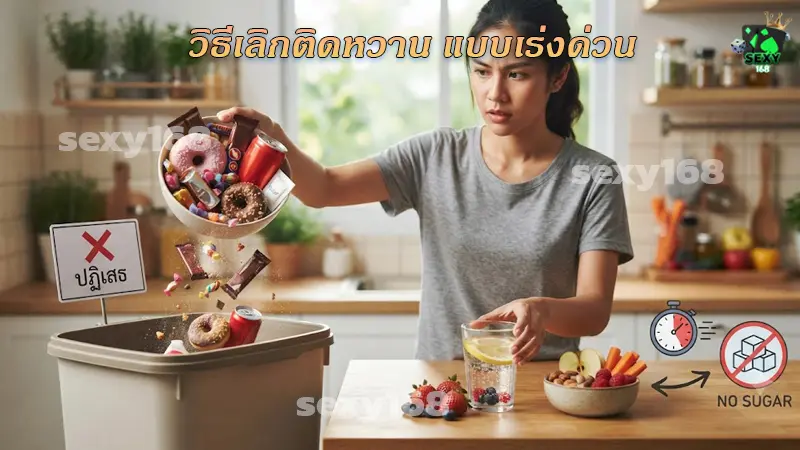 วิธีเลิกติดหวาน แบบเร่งด่วน