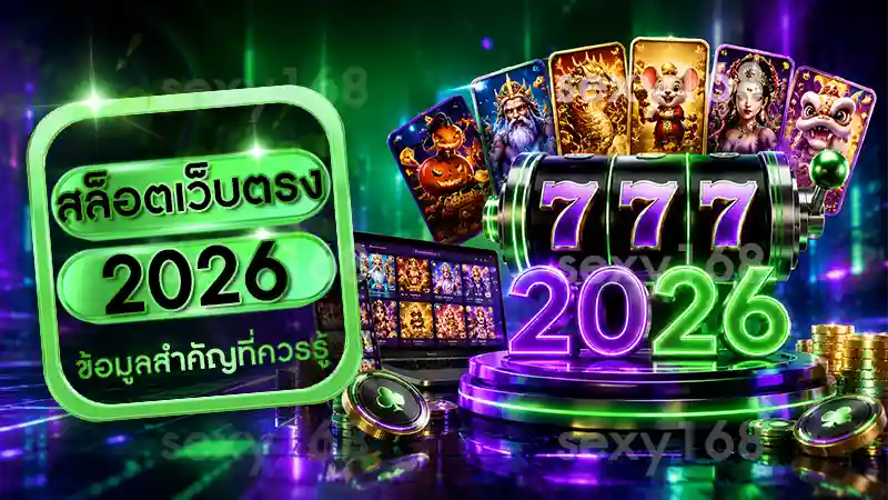 สล็อตเว็บตรง 2026