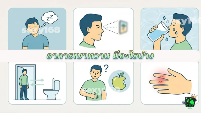 อาการเบาหวาน มีอะไรบ้าง