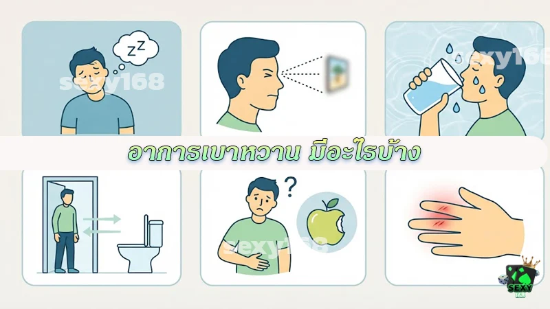 อาการเบาหวาน มีอะไรบ้าง