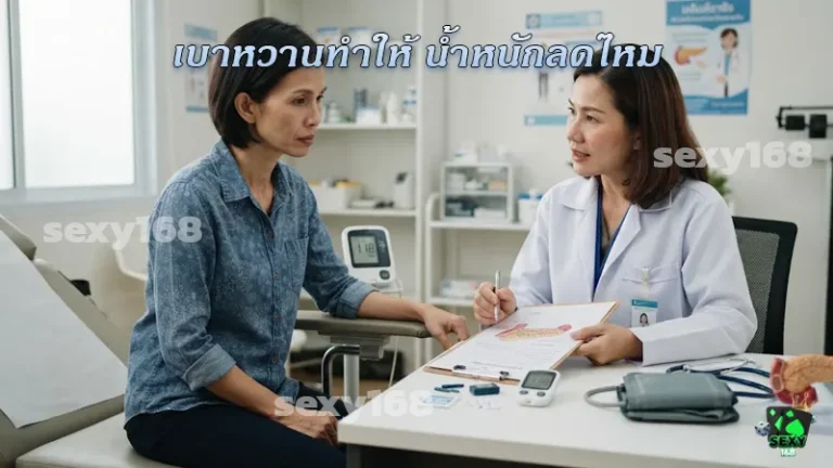เบาหวานทำให้ น้ำหนักลดไหม