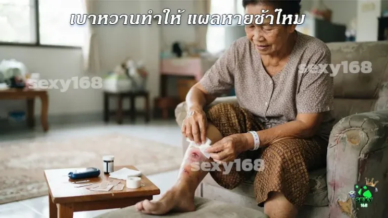 เบาหวานทำให้ แผลหายช้าไหม