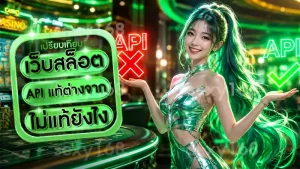 เว็บสล็อต API แท้ต่างจากไม่แท้ยังไง