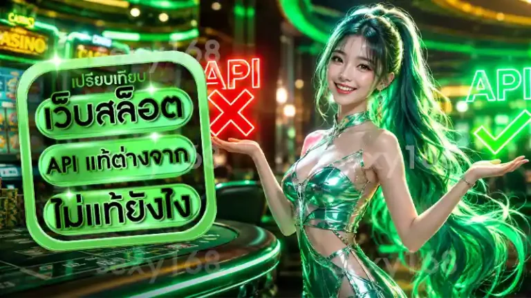 เว็บสล็อต API แท้ต่างจากไม่แท้ยังไง