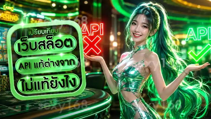 เว็บสล็อต API แท้ต่างจากไม่แท้ยังไง