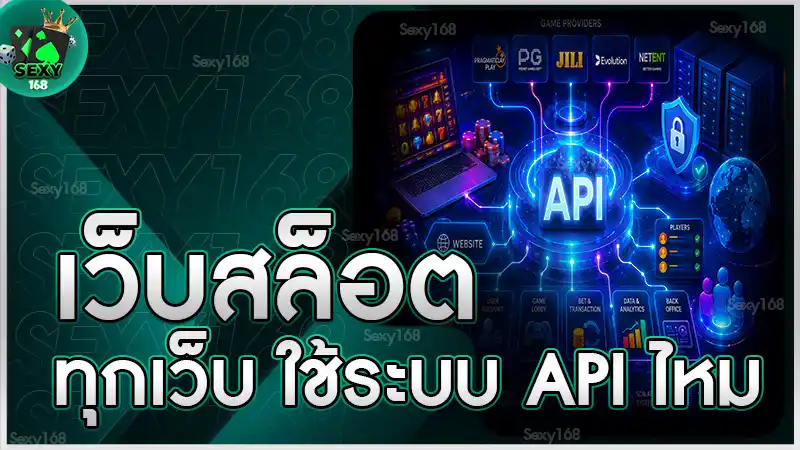 เว็บสล็อตทุกเว็บ ใช้ระบบ API ไหม