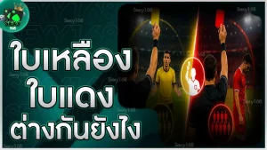 ใบเหลือง ใบแดง ต่างกันยังไง