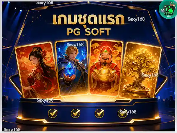4 เกมแรกของ PG Soft ที่นำไปเปิดตัว