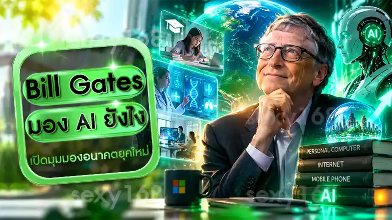 Bill Gates มอง AI ยังไง เปิดมุมมองอนาคตยุคใหม่