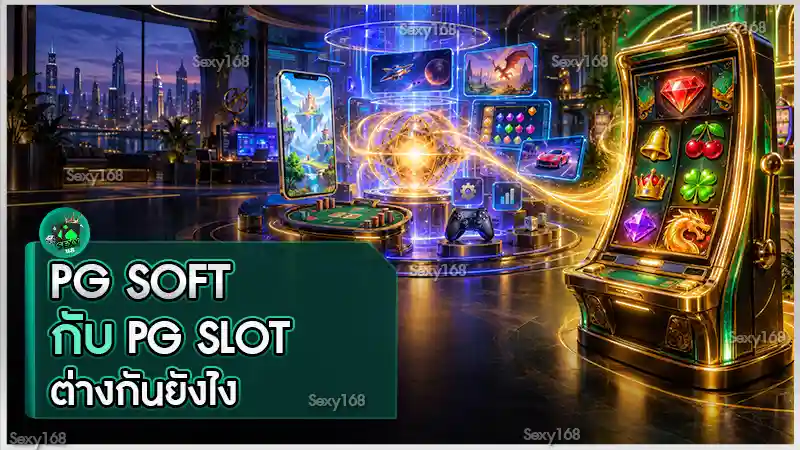PG Soft กับ PG Slot ต่างกันยังไง
