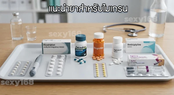กินยาอะไร แก้ไมเกรน