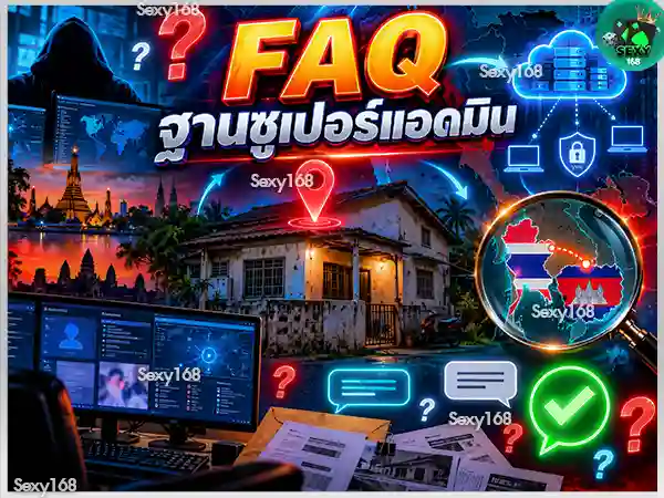 ข่าวจับซูเปอร์แอดมิน มีฐานอยู่ที่ไหน