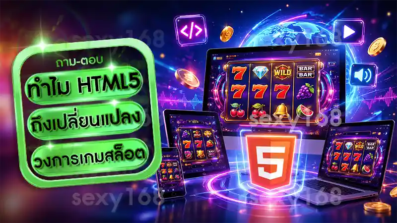 ทำไม HTML5 ถึงเปลี่ยนแปลงวงการเกมสล็อต
