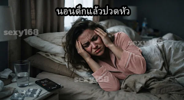 นอนดึกทำให้ เป็นไมเกรนไหม