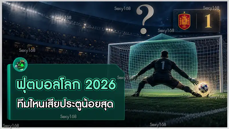 ฟุตบอลโลก 2026 ทีมไหนเสียประตูน้อยสุด