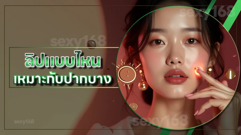 ลิปแบบไหน เหมาะกับปากบาง