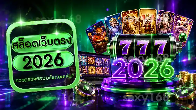 สล็อตเว็บตรง 2026
