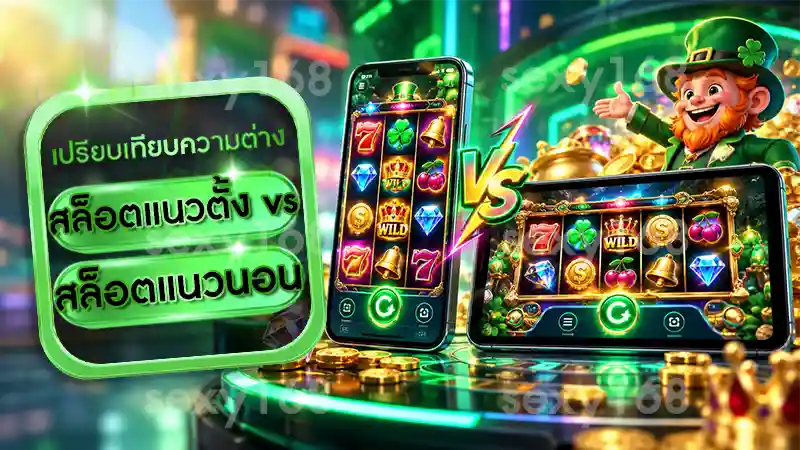 สล็อตแนวตั้ง vs สล็อตแนวนอน