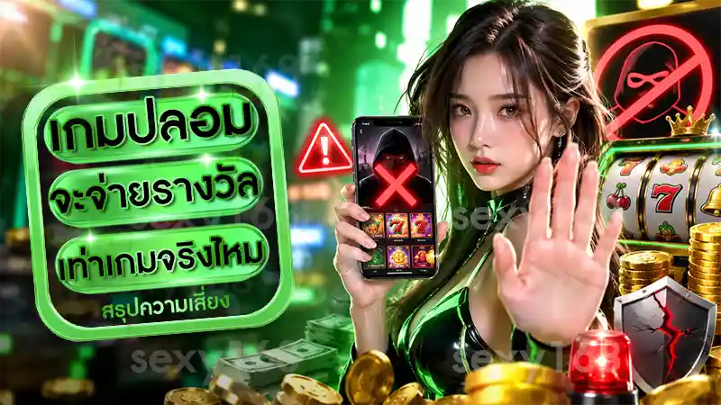 เกมปลอม จะจ่ายรางวัลเท่าเกมจริงไหม