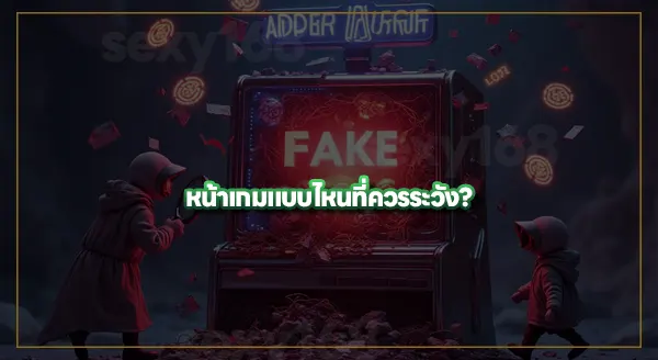 เกมสล็อตปลอม ดูยังไง