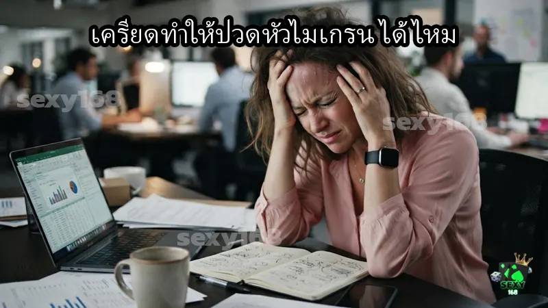 เครียดทำให้ปวดหัวไมเกรน ได้ไหม