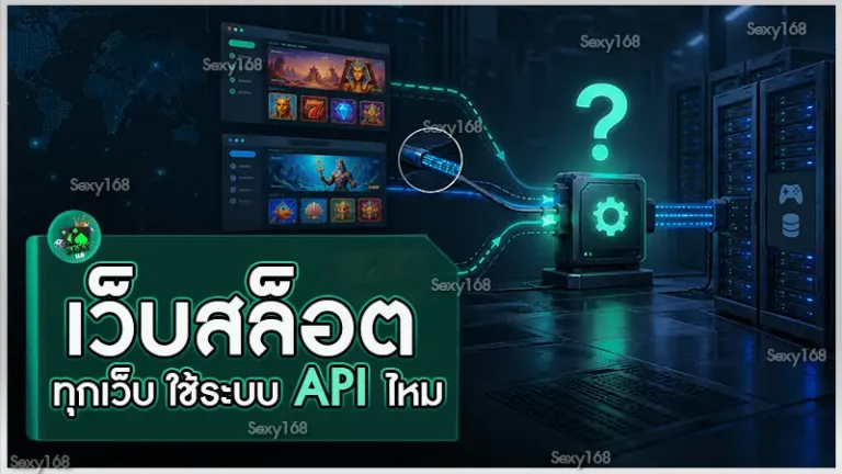 เว็บสล็อตทุกเว็บ ใช้ระบบ API ไหม