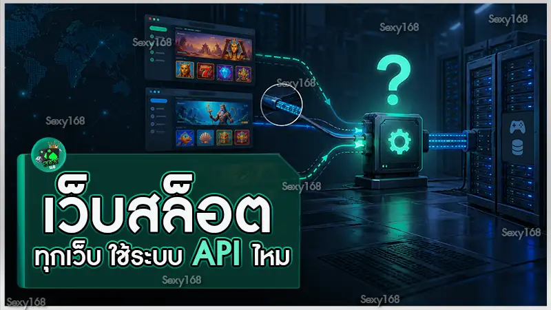 เว็บสล็อตทุกเว็บ ใช้ระบบ API ไหม