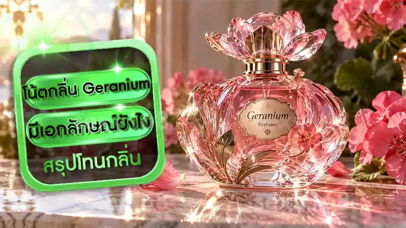 โน้ตกลิ่น Geranium มีเอกลักษณ์ยังไง