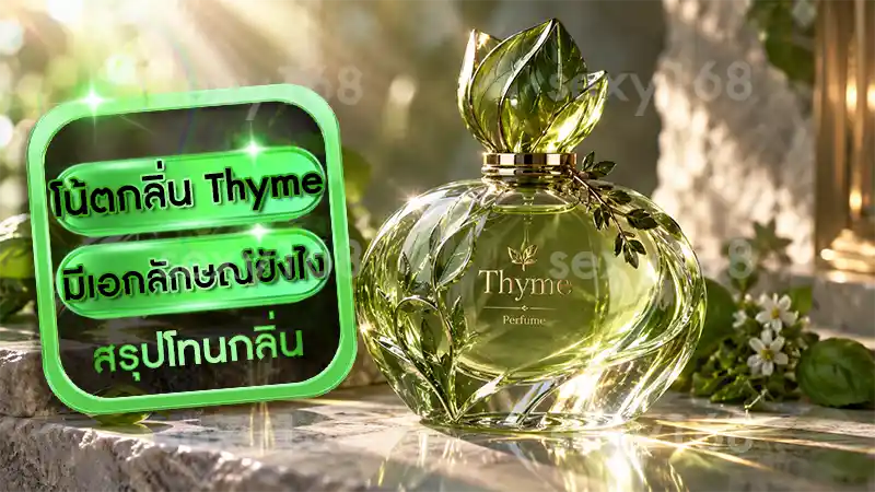 โน้ตกลิ่น Thyme มีเอกลักษณ์ยังไง