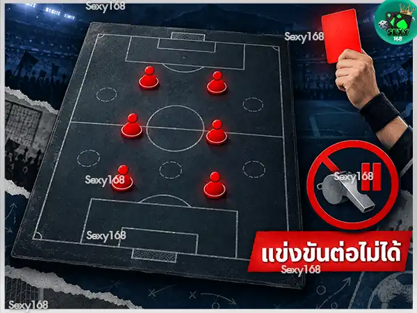 ใบแดง นักเตะโดนลงโทษอย่างไร