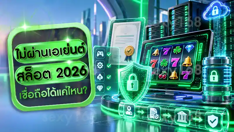 ไม่ผ่านเอเย่นต์ สล็อต 2026