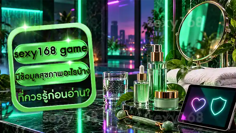 sexy168 game มีข้อมูลสุขภาพอะไรบ้าง
