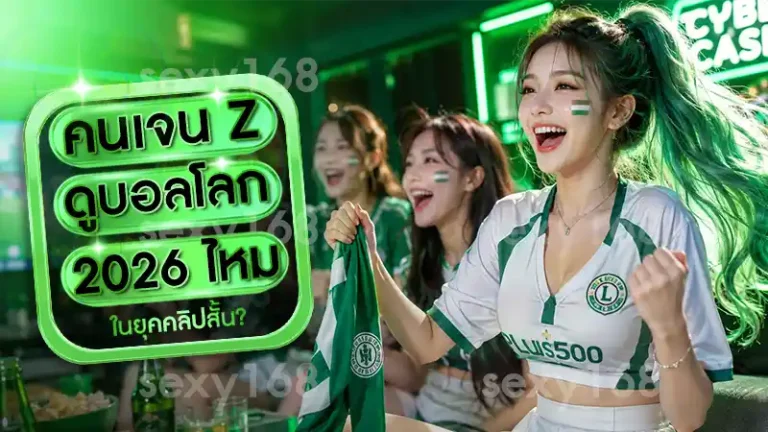 คนเจน Z ดูบอลโลก 2026 ไหม