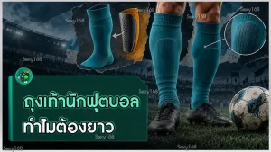 ถุงเท้านักฟุตบอล ทำไมต้องยาว