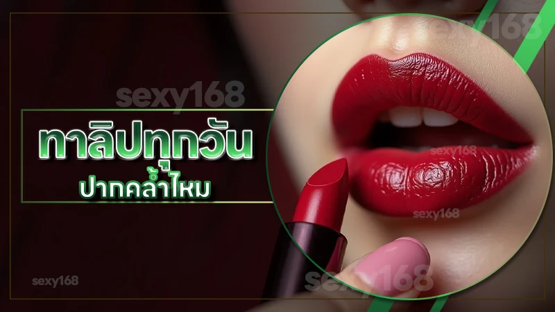 ทาลิปทุกวัน ปากคล้ำไหม