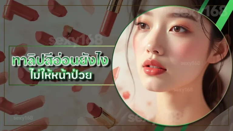 ทาลิปสีอ่อนยังไง ไม่ให้หน้าป่วย