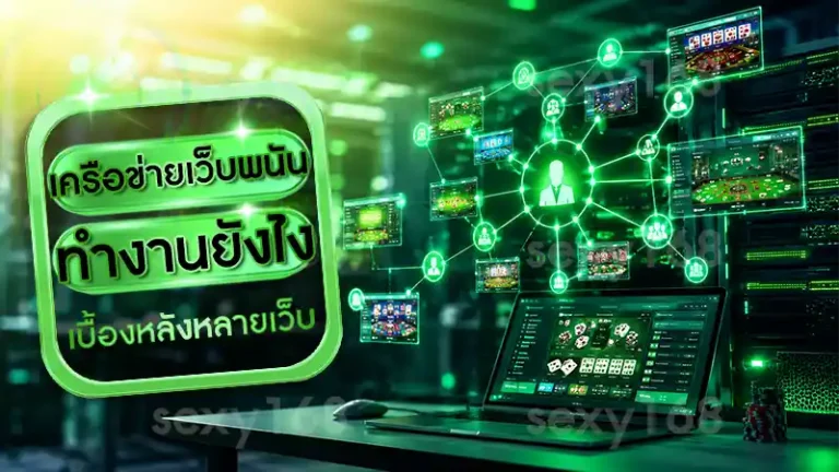 เครือข่ายเว็บพนัน ทำงานยังไง